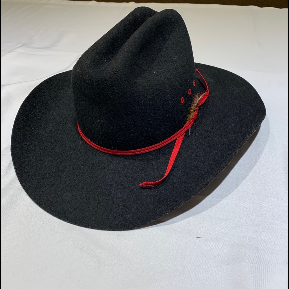 Black Wool Cowboy Hat